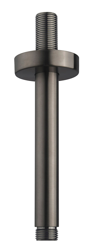 UniMatch douchearm met plafondbevestiging 15 cm gunmetal PVD – Wiesbaden – Gun Metal – Douchearm | Dealplein