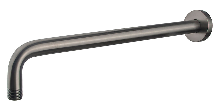 UniMatch douchearm met muurbevestiging 45 cm gunmetal PVD – Wiesbaden – Gun Metal – Douchearm | Dealplein