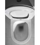 Paco Staand Toiletpot Rimless 38,0x61,0 cm Keramiek Wit