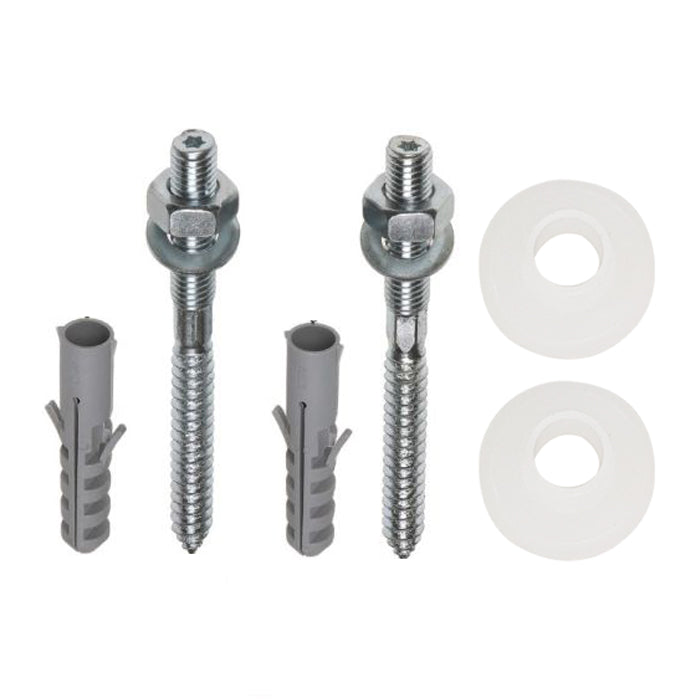 Plugboutset voor wastafel 2 stuks 10 x 110 mm – Riko – Vermelde uitvoering – Wastafeltoebehoren | Dealplein