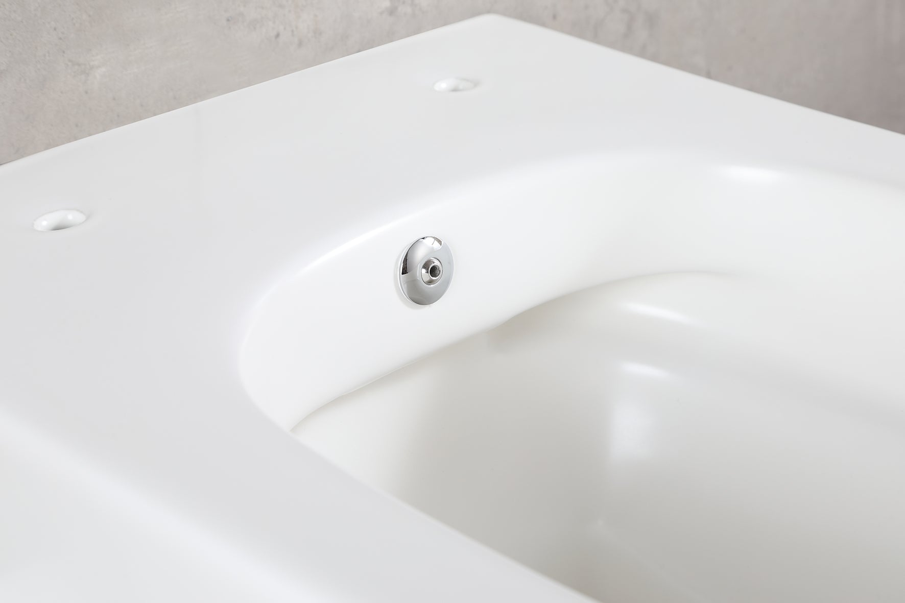 Wiesbaden Vesta wandcloset rimless met bidetkraan koud water mat wit