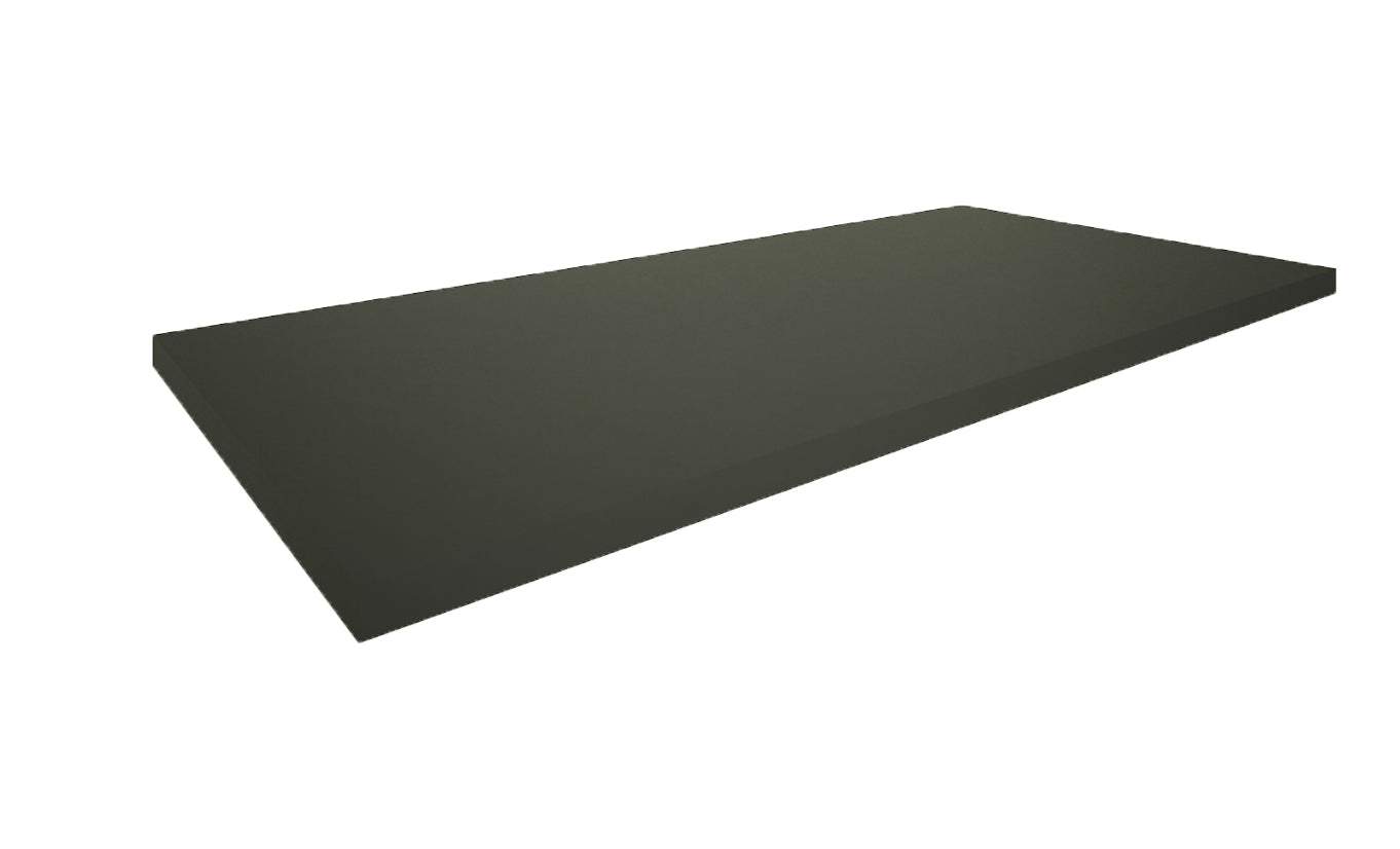 Marmaris Topblad 100x46x2,5 cm mat zwart – Wiesbaden – Mat Zwart – Wastafelblad | Dealplein