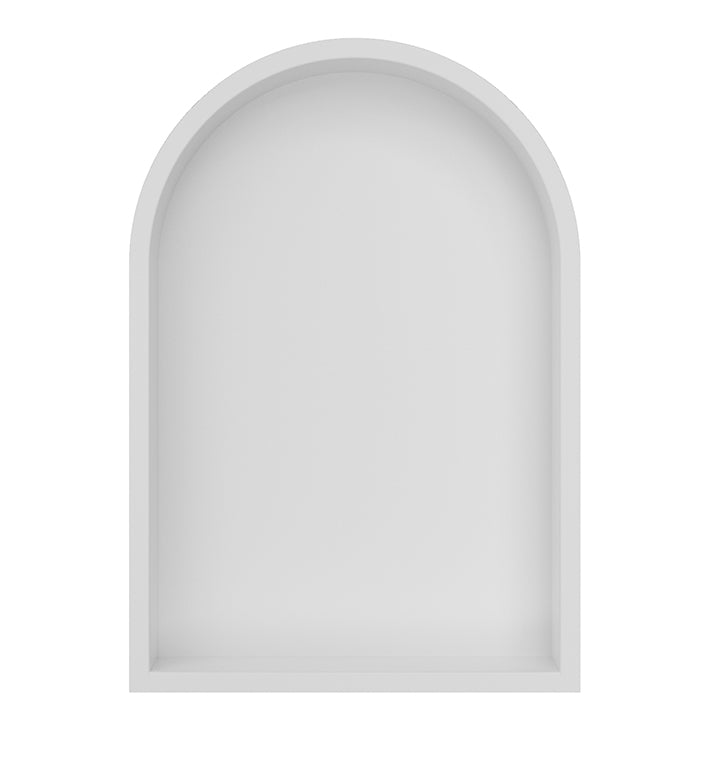 Wiesbaden Demis inbouwnis ovaal 30 x 45 x 7 cm mat wit