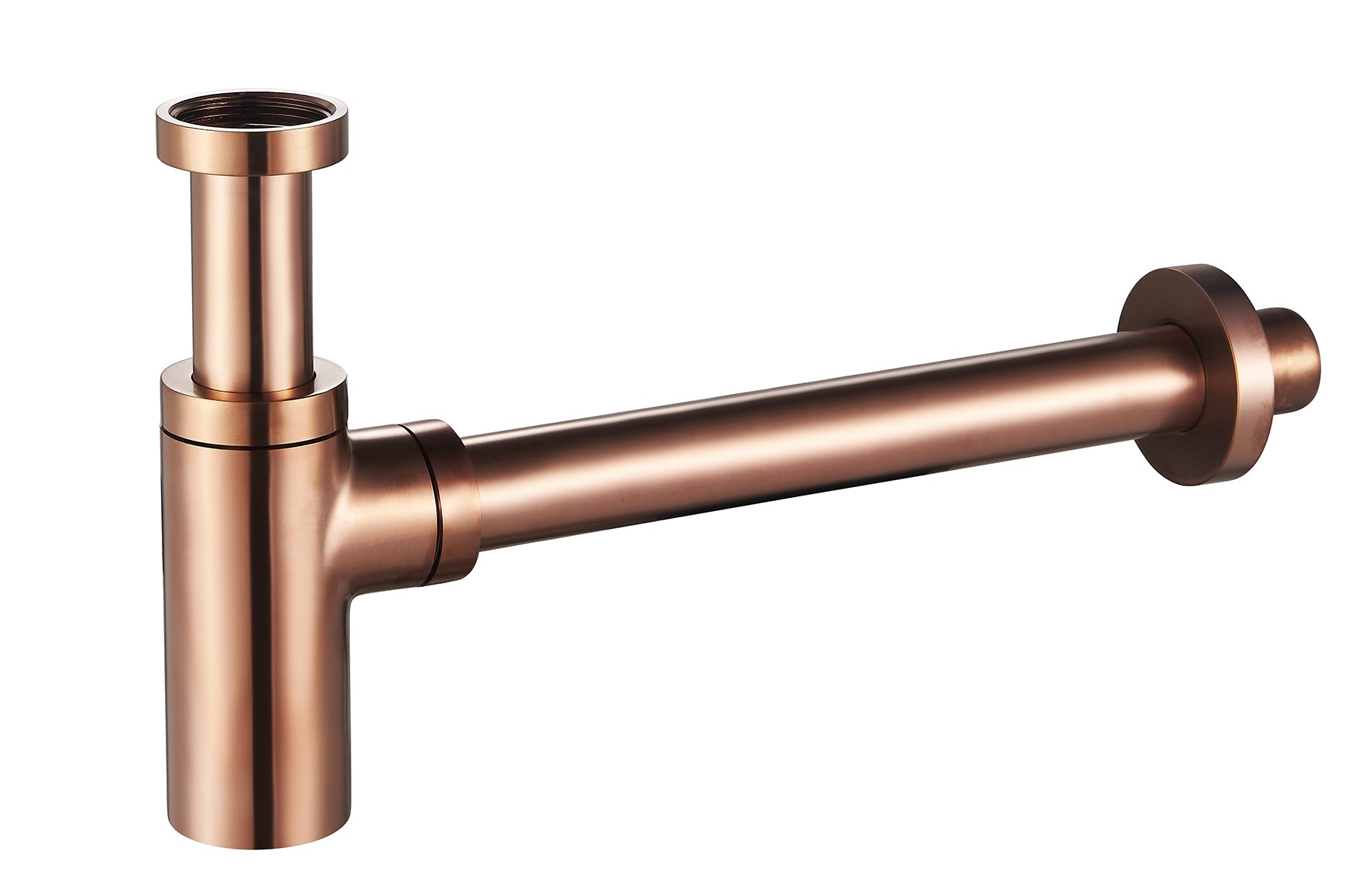 UniMatch wastafelsifon 5/4" x 32 mm geborsteld brons koper PVD – Wiesbaden – Koper – Wastafelsifon | Dealplein