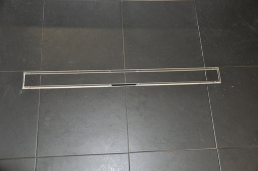 Wiesbaden Tegelrooster voor douchegoot 70 x 7 cm RVS