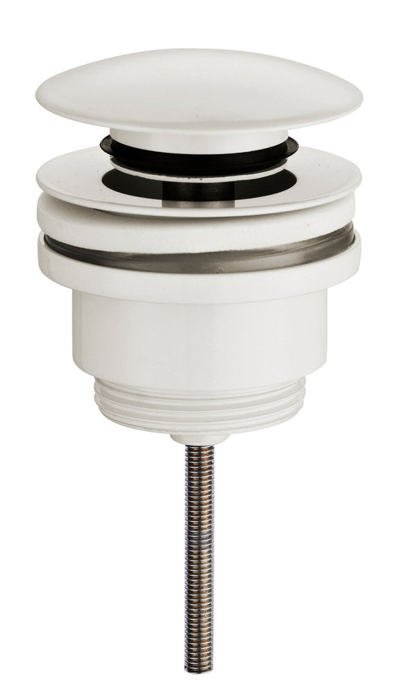 UniMatch clickwaste afvoerplug 5/4" mat wit – Wiesbaden – Mat Wit – Afvoerplug | Dealplein