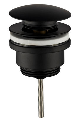 UniMatch clickwaste afvoerplug 5/4" mat zwart – Wiesbaden – Mat Zwart – Afvoerplug | Dealplein