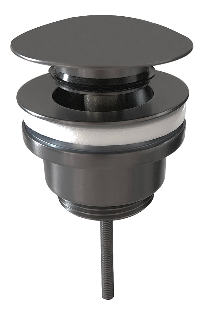 UniMatch clickwaste afvoerplug 5/4" gunmetal – Wiesbaden – Gun Metal – Afvoerplug | Dealplein