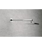 Sapho Lage vierkante douchearm 400 mm Chroom