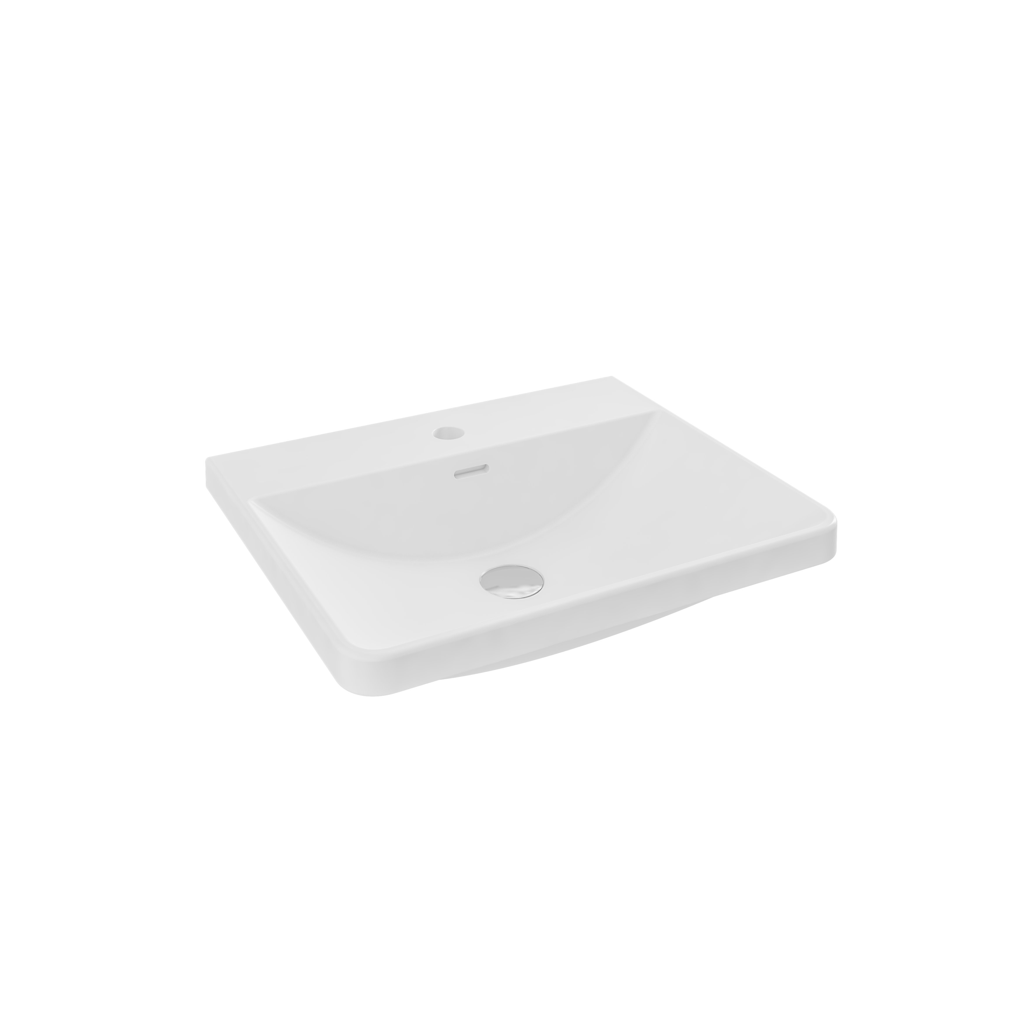 Eastbrook Cavone Wastafel 50x41 Cm Cast Marble Wit