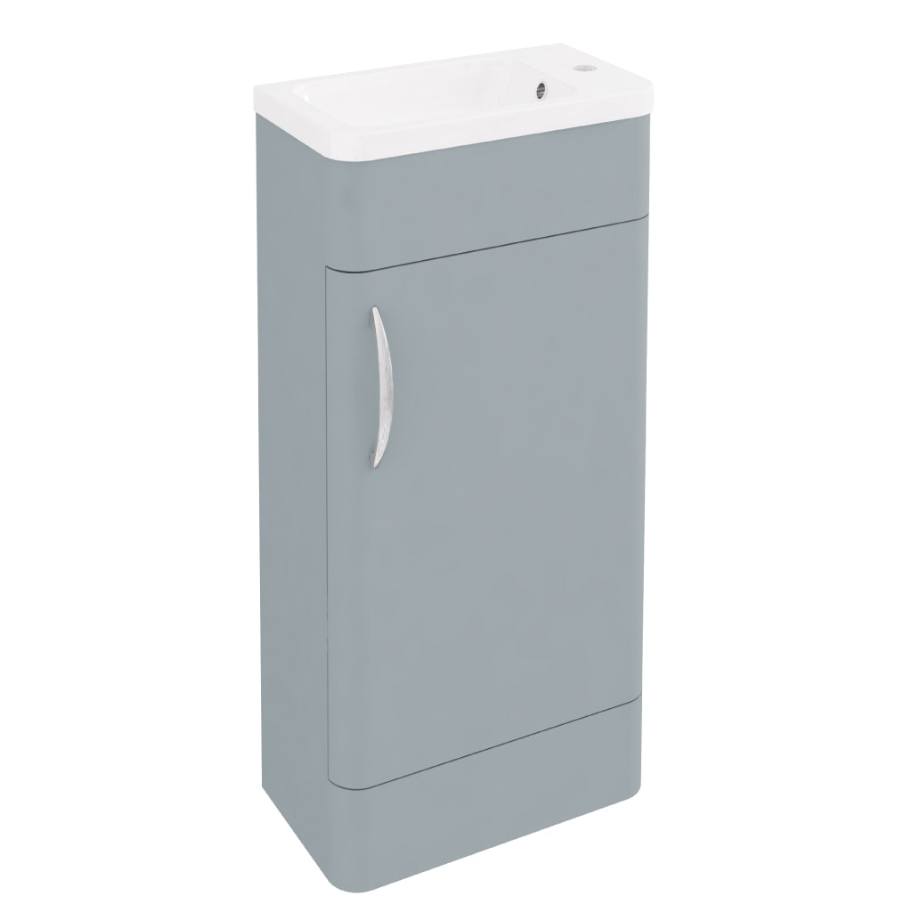 Eastbrook Cavone Staand Badmeubel 40x35 Cm 1 Deur Mat Grijs