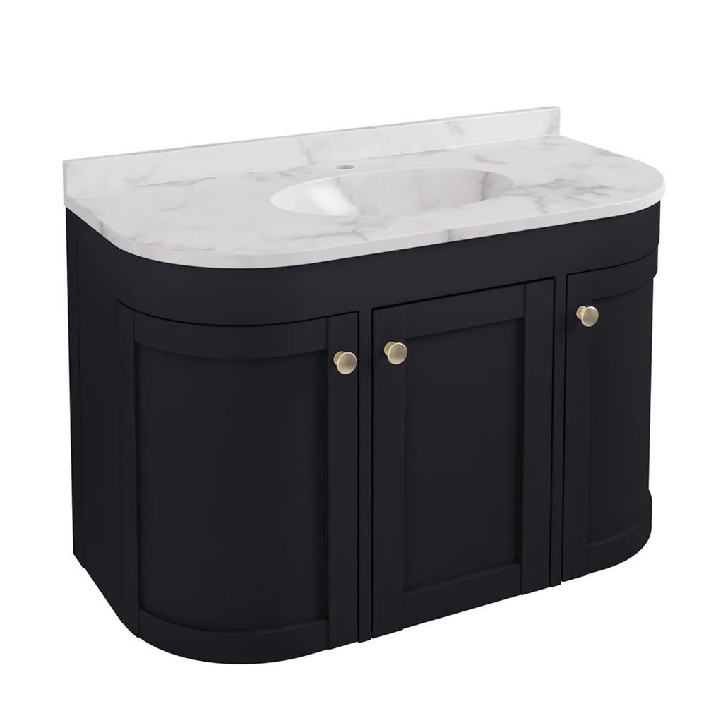 Eastbrook Hardwick hangend badmeubel 90x45 cm antraciet
