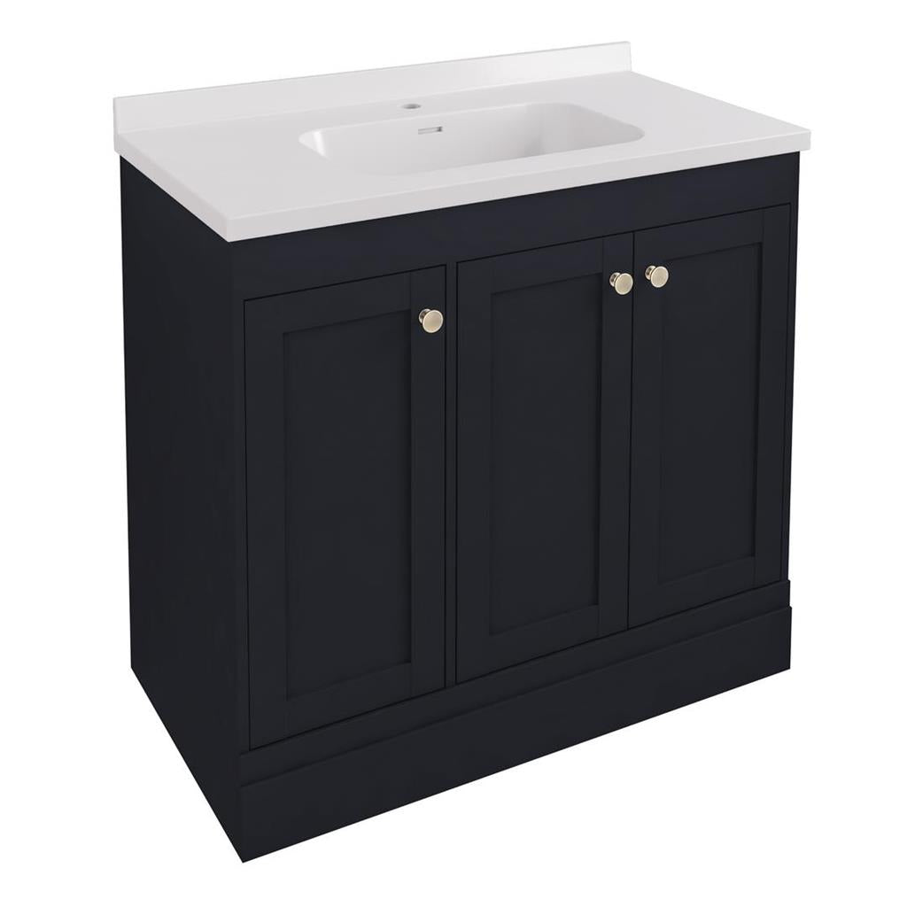 Eastbrook Hardwick staand badmeubel 90x45 cm antraciet