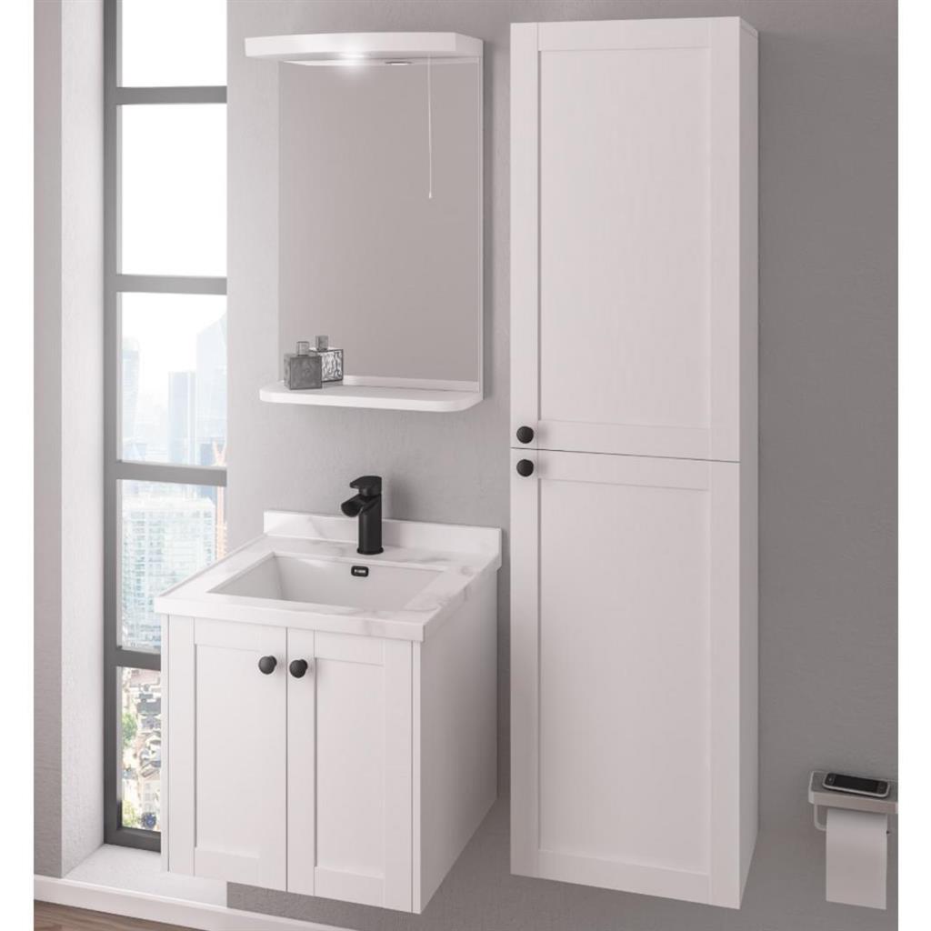 Badmeubel Eastbrook Hardwick 50 x 45 cm Mat wit