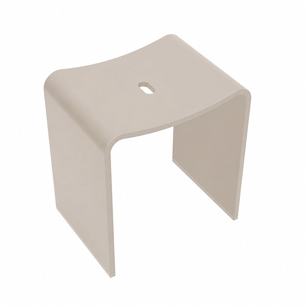 Wiesbaden Zita kruk 40 x 30 x 42,5 cm solid surface beige