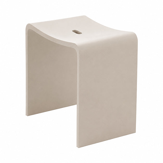 Wiesbaden Zita kruk 40 x 30 x 42,5 cm solid surface beige