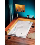 Polysan Duo Tweepersoons Rechthoekig Ligbad 200x120 cm Wit afbeelding 2