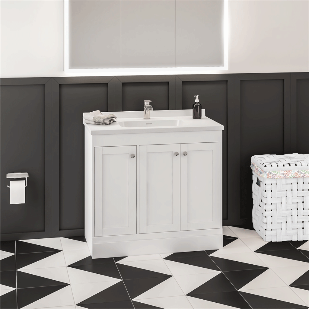 Eastbrook Hardwick wastafel 90x44 cm keramiek wit