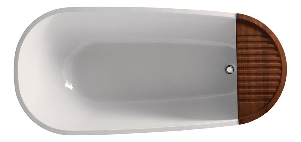 AQUATECH vrijstaand ligbad 170x56x70cm wit