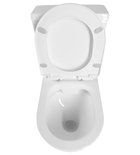 Rimless Duoblok Toilet Jalta Wit AO Uitgang / PK Uitgang