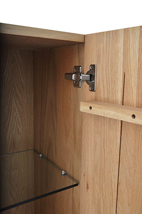 Vision OAK kolomkast met 2 deuren 160x35x35 – Wiesbaden – Onbekend – Kolomkasten | Dealplein