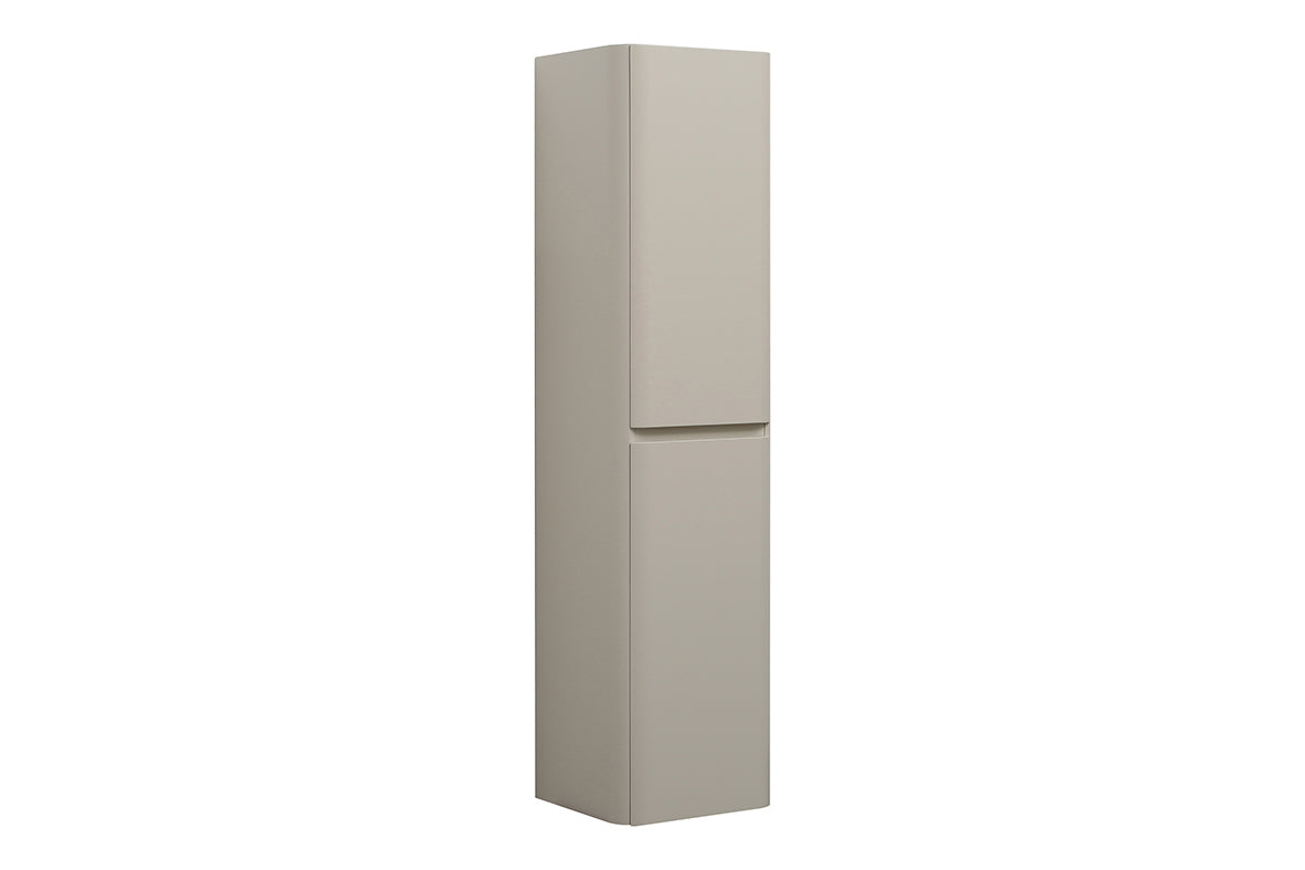 Wiesbaden Novira kolomkast afgeronde hoeken 160 x 40 x 35 cm mat zand
