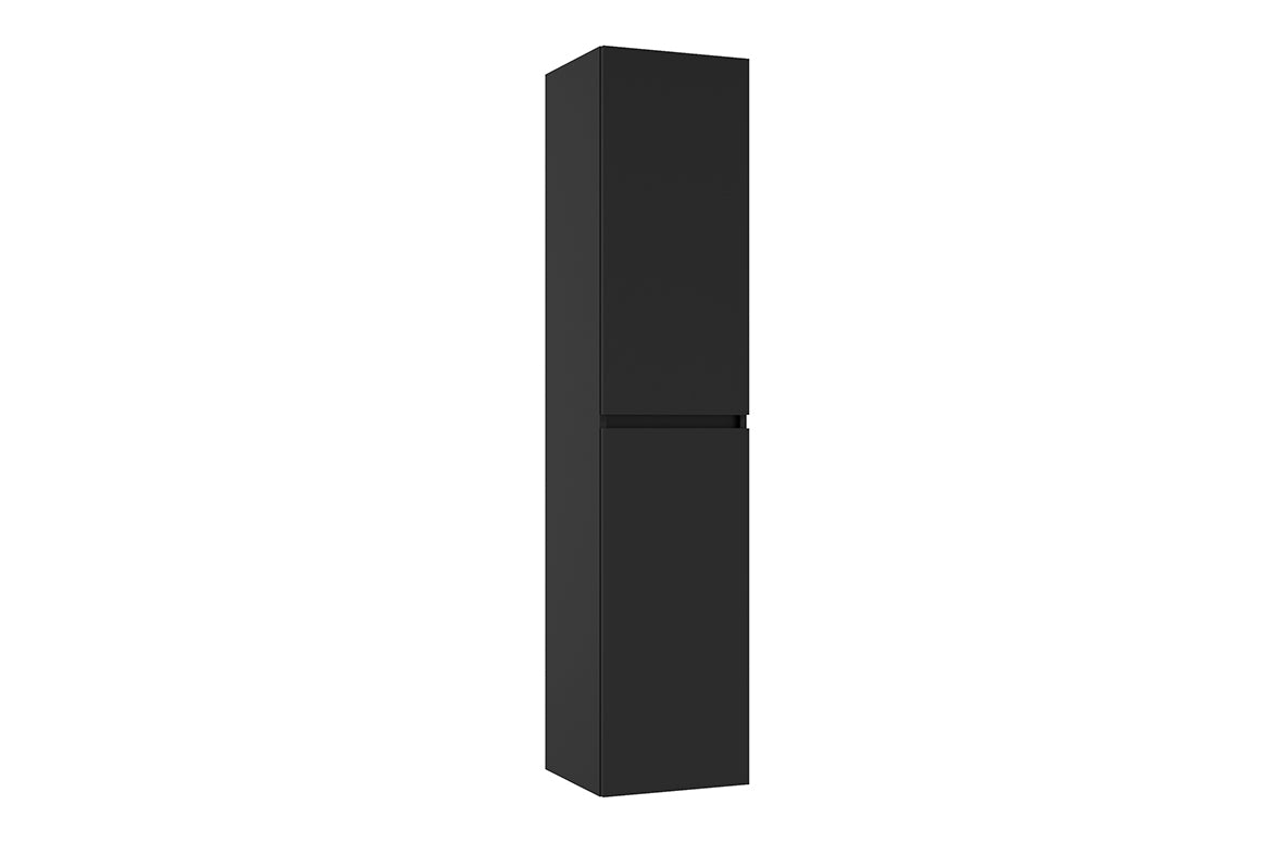 Alvara kolomkast 160x35x35 cm mat zwart – Wiesbaden – Mat Zwart – Kolomkasten | Dealplein