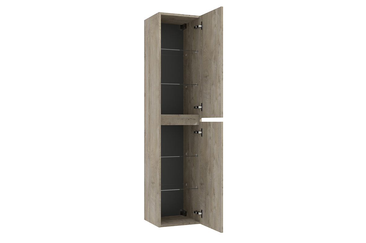 Wiesbaden Alvara kolomkast 160x35x35 cm grijs eiken