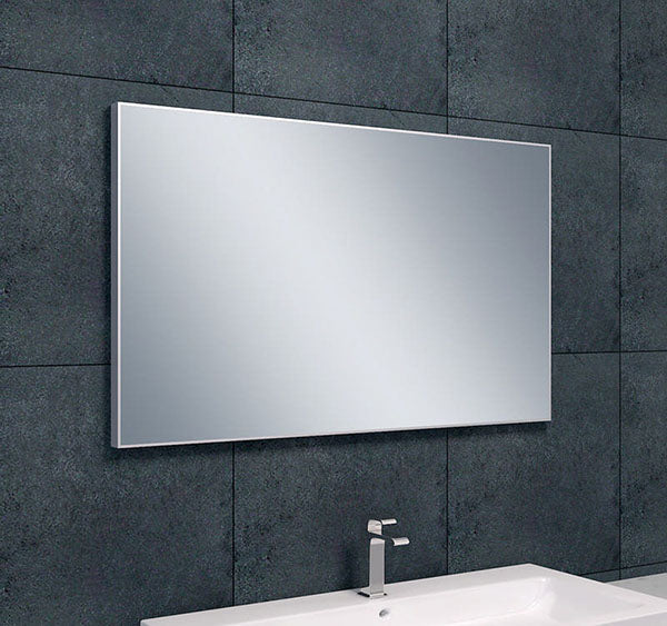 Badkamerspiegel Serra Lijst 100×60 cm Neutraal — wandmontage