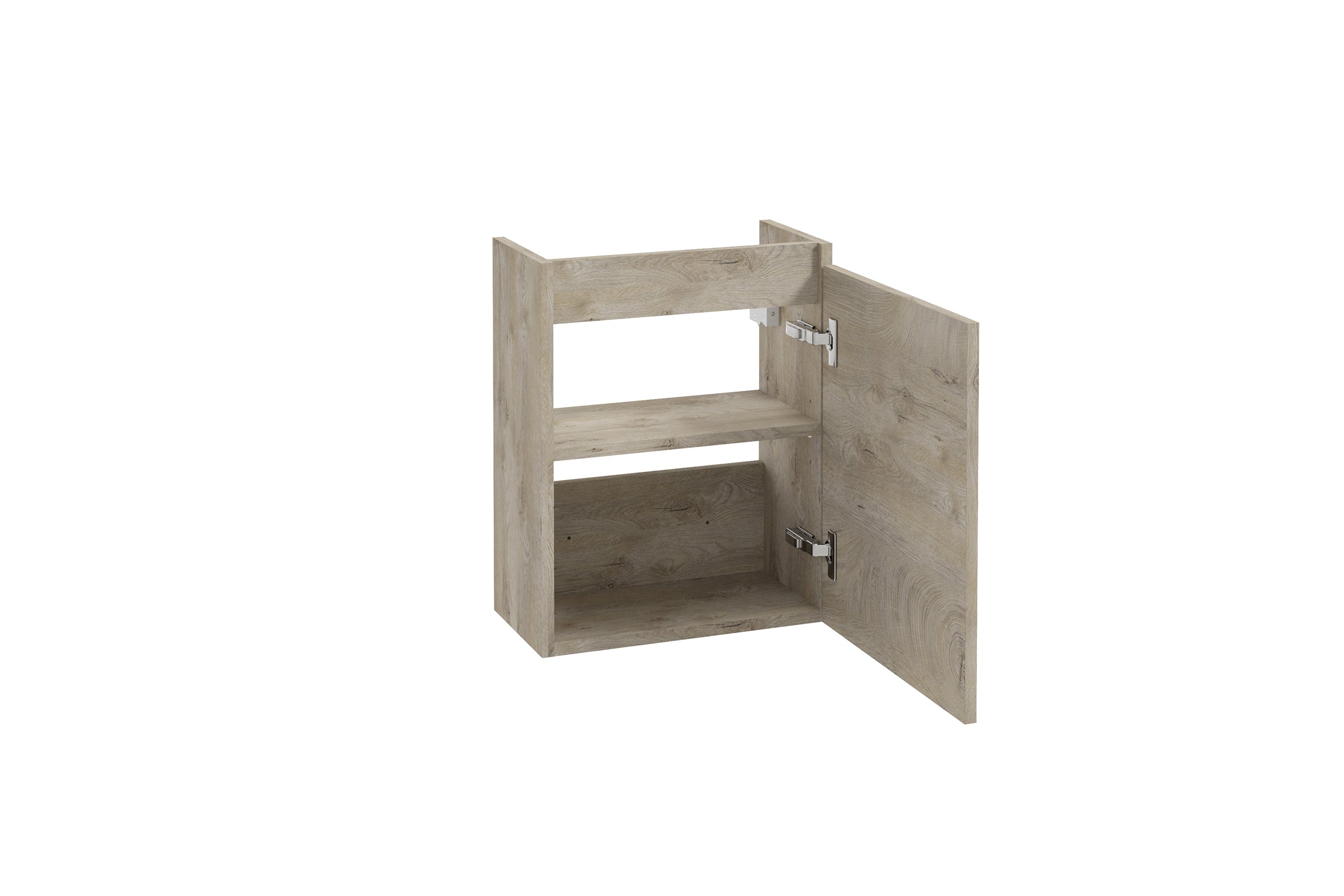 Alvara fonteinkast 40 x 22 x 50 cm grijs eiken – Wiesbaden – Grijs Eiken – Fonteinkast | Dealplein