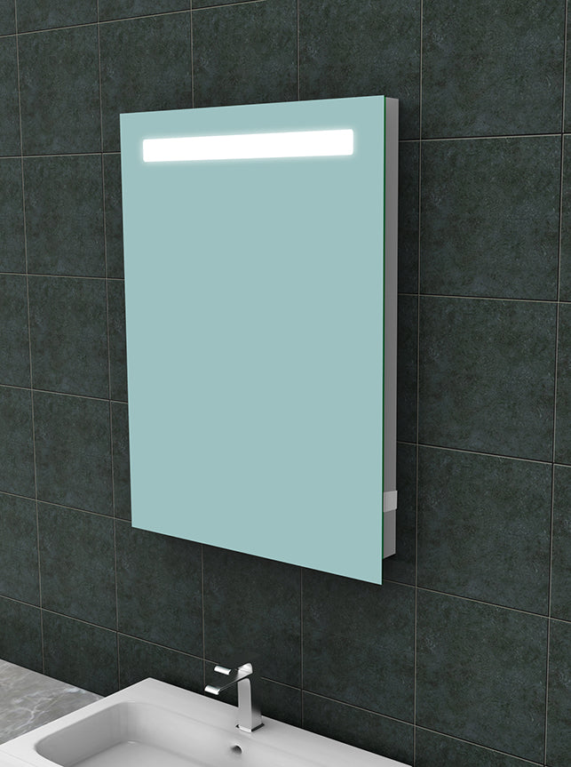 Badkamerspiegel Tigris En 60×80 cm Neutraal — met LED-verlichting