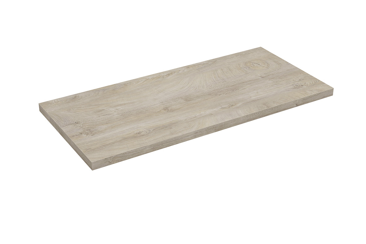 Alvara topblad 100x46 cm grijs eiken – Wiesbaden – Grijs Eiken – Wastafelblad | Dealplein