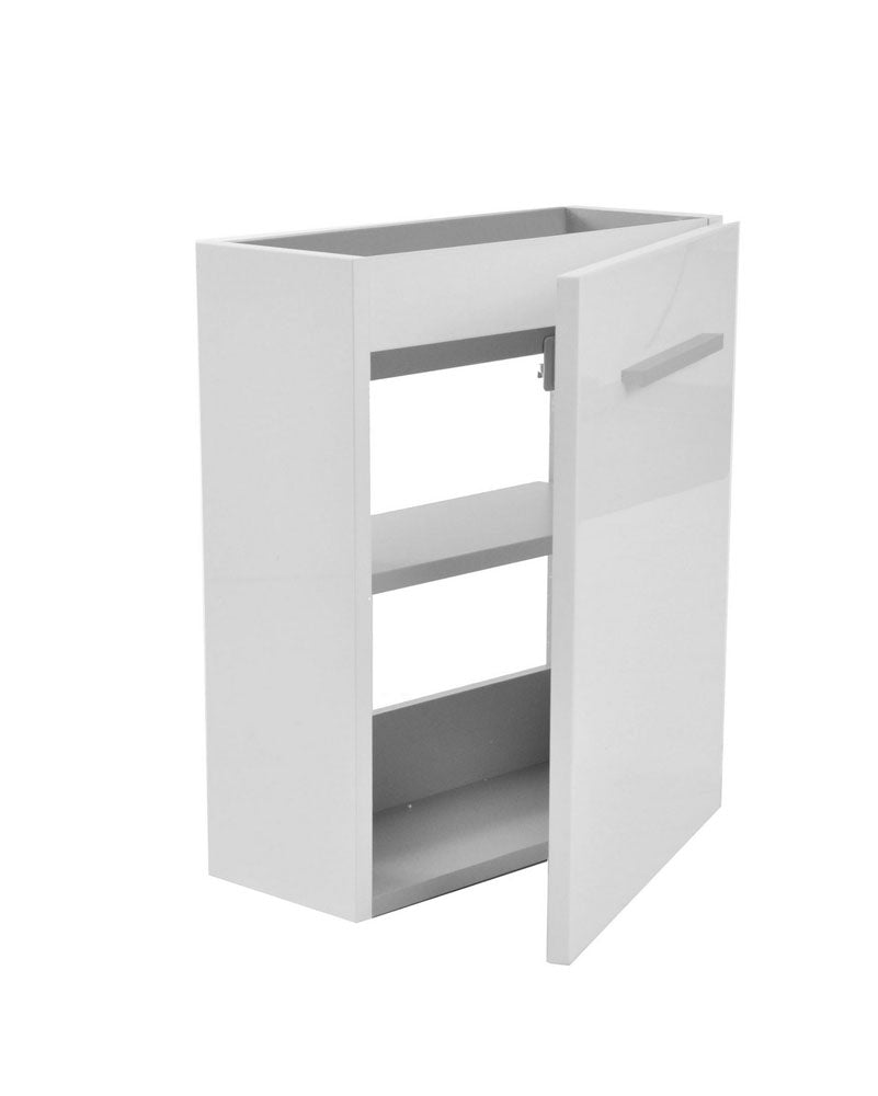 Zenti fonteinkast 40 x 22 cm glans wit – Xellanz – Glans Wit – Fonteinkast | Dealplein