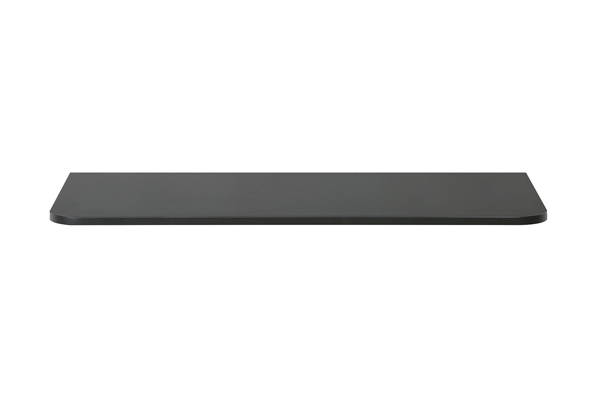 Novira topblad afgeronde hoeken 100 x 48 cm mat zwart – Wiesbaden – Mat Zwart – Topbladen | Dealplein