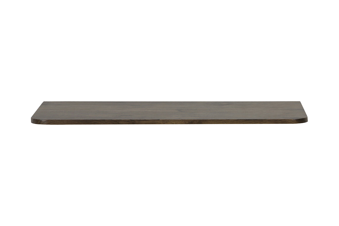 Wiesbaden Sulora topblad afgeronde hoeken 100 x 48 cm bruin eiken