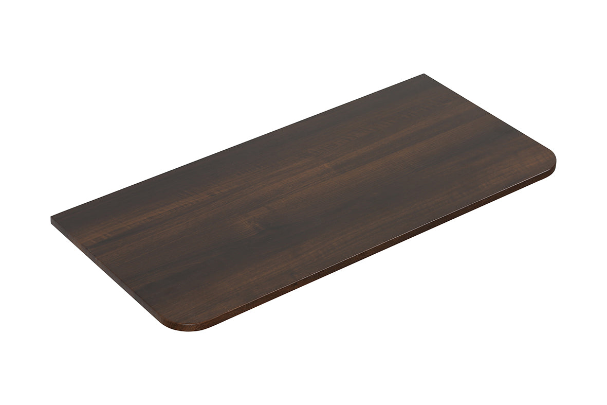 Wiesbaden Sulora topblad afgeronde hoeken 100 x 48 cm walnoot