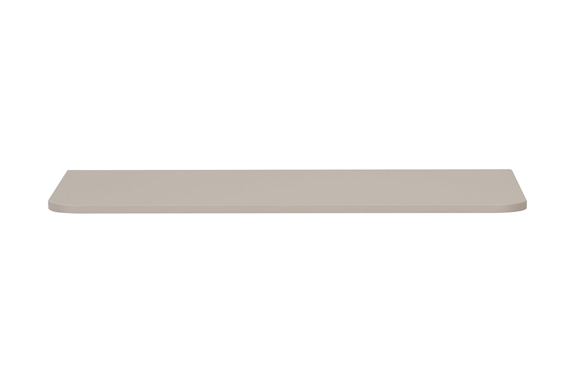Wiesbaden Sulora topblad afgeronde hoeken 120 x 48 cm mat beige