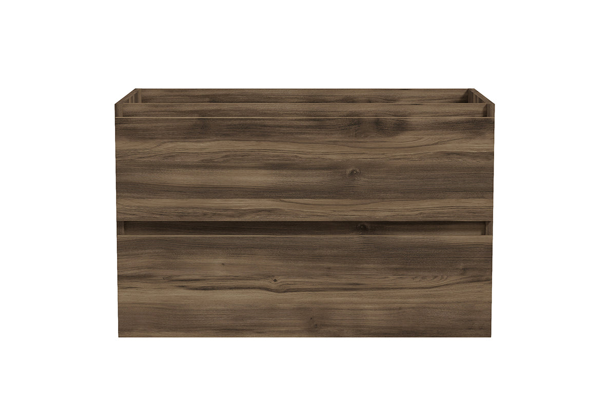 Wiesbaden Alvara onderkast met 2 laden 1 uitsparing 80 x 46 cm donker eiken