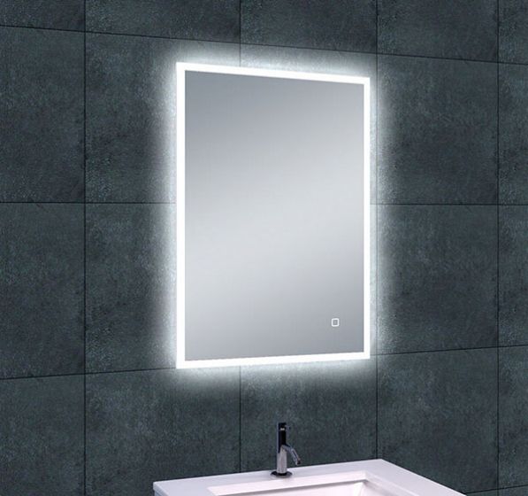 Badkamerspiegel Quatro En 70×50 cm Neutraal — met LED-verlichting