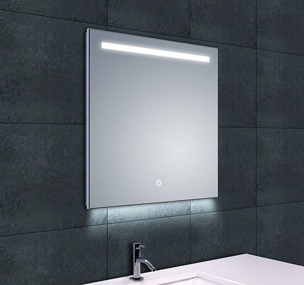 Badkamerspiegel Ambi One En 60×60 cm Neutraal — met LED-verlichting