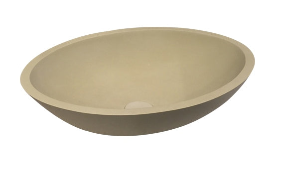 Epona-Sand Opbouw Waskom Just-Solid 52 cm
