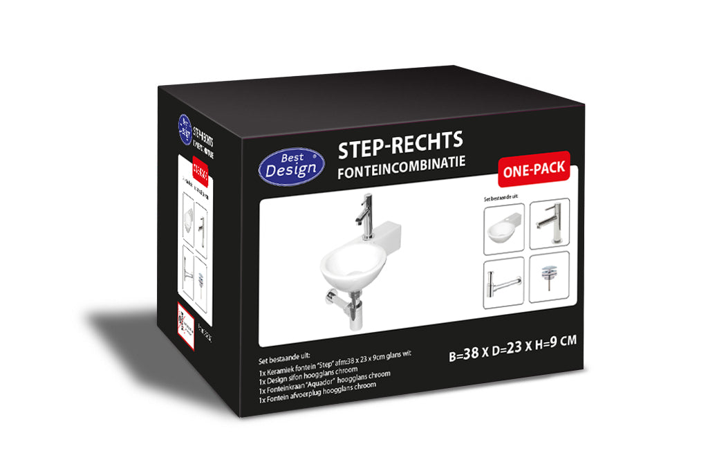 One Pack Fonteincombinatie Step Rechts