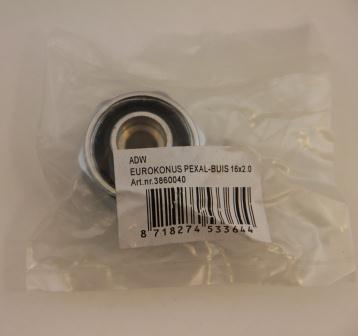 Eurokonus Koppeling Pexal 16x2.0x3/4 T.b.v.onderblok 3860010-3860020