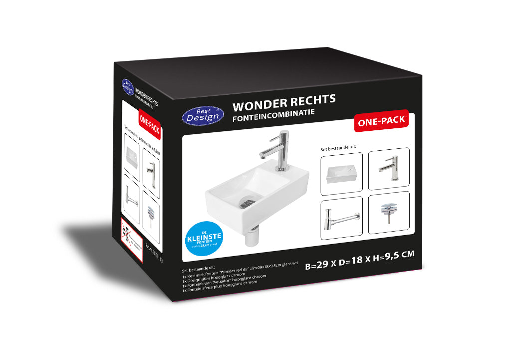 One Pack Fonteincombinatie Wonder Rechts