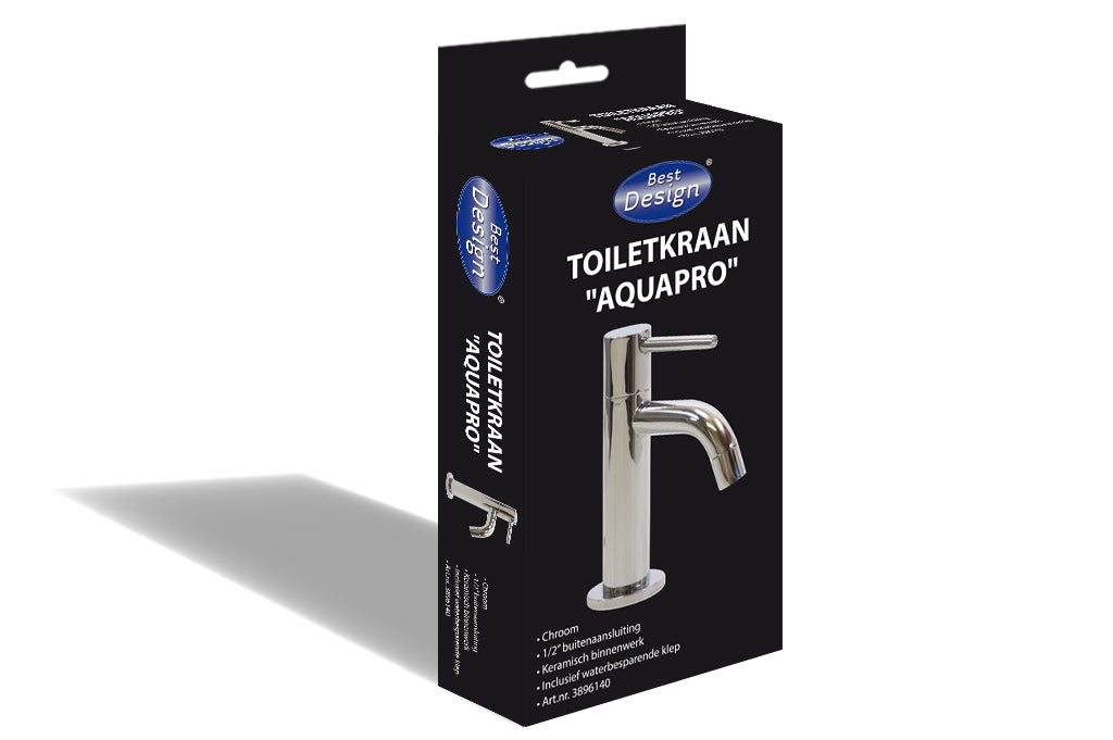 Chrome Aquapro Fonteinkraan