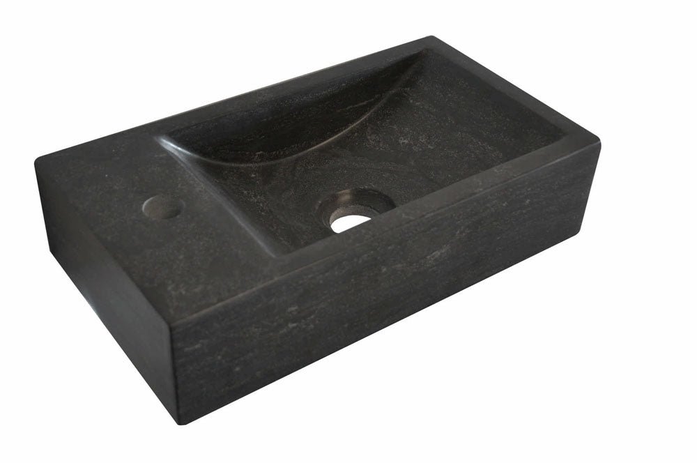 Raw fontein links 40x22x10 cm hardsteen gezoet – Wiesbaden – Vermelde uitvoering – Fontein | Dealplein