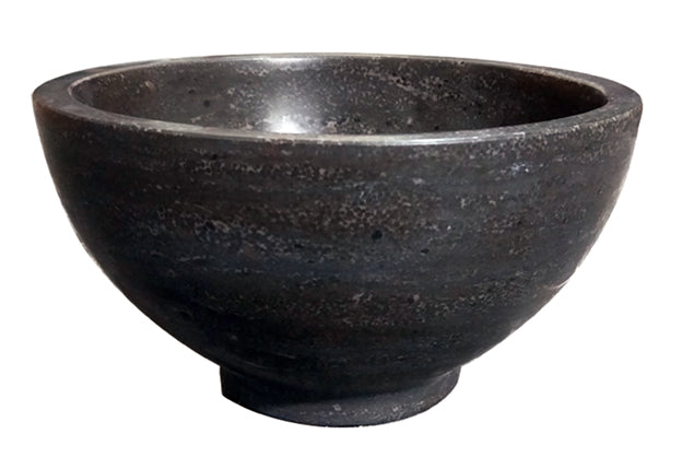 Productafbeelding – Raw waskom rond 20x11 cm hardsteen gezoet