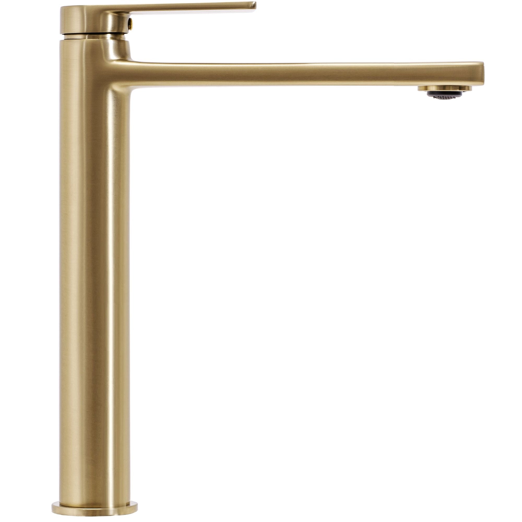Wastafelkraan Rea Verso Gold Brush High