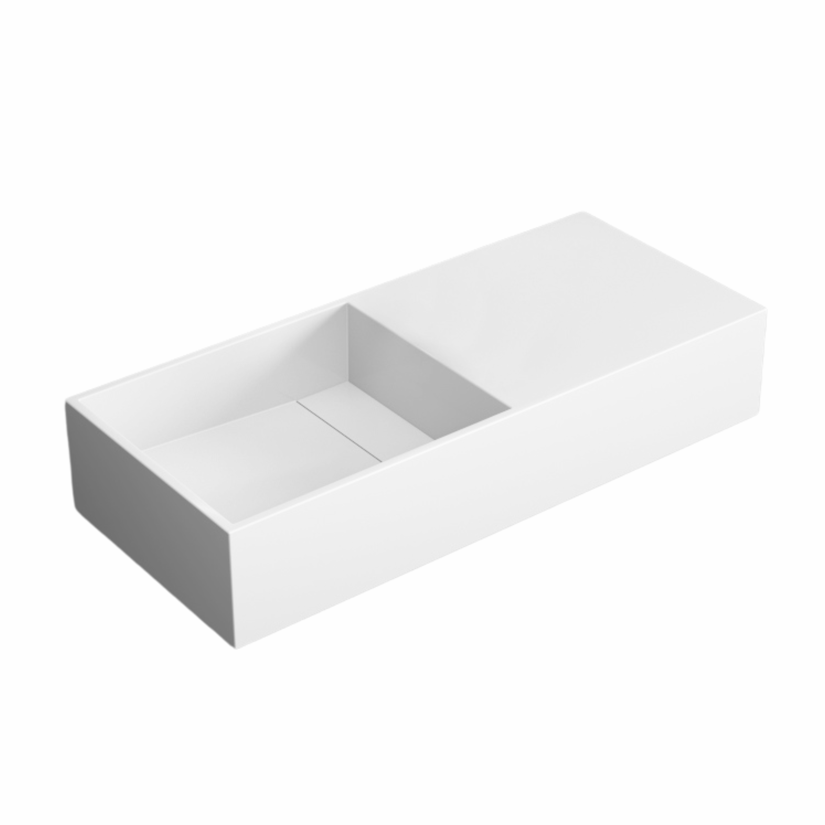 N75 Wastafel Just-Solid 75x33x15cm