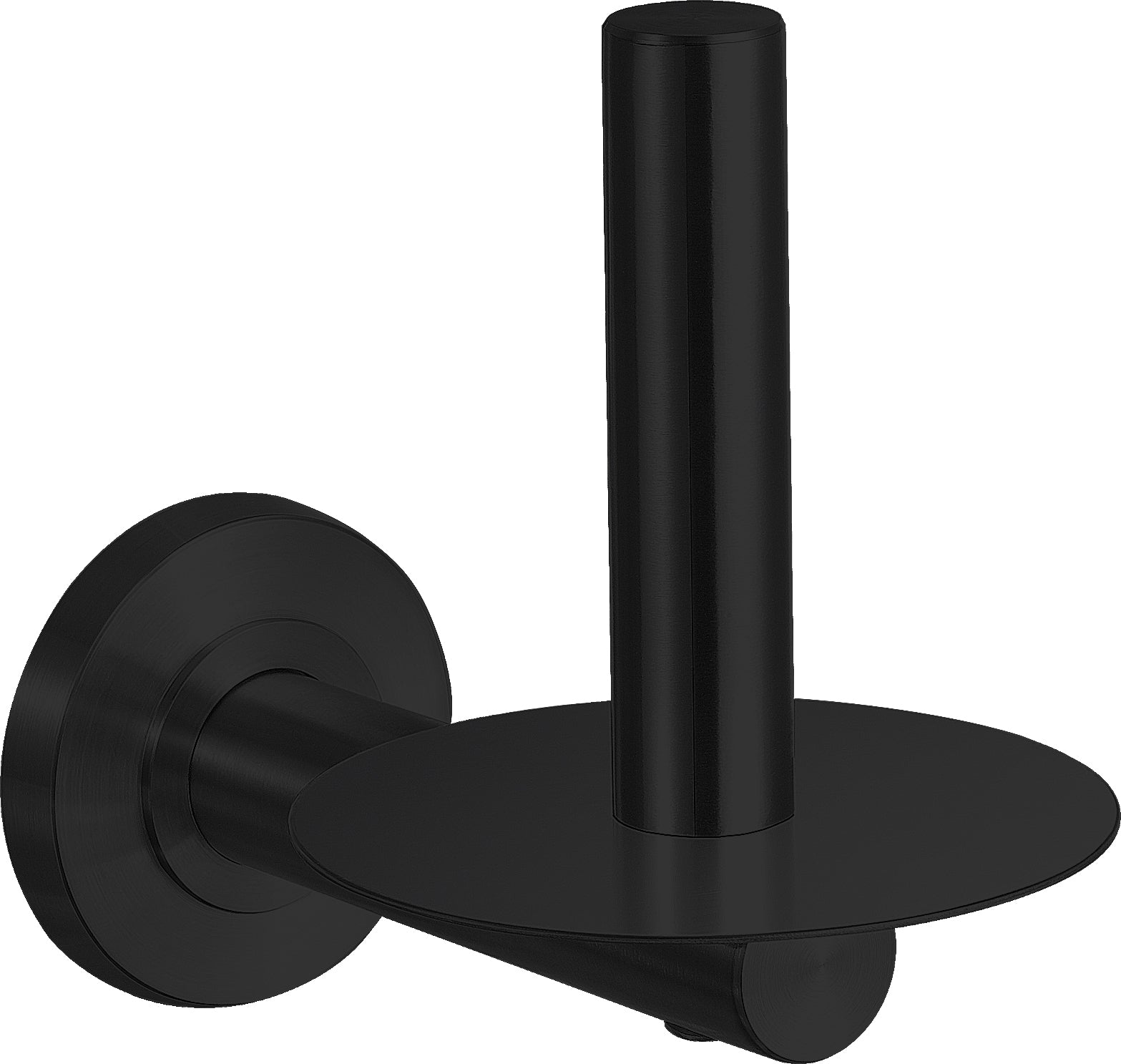 Nero Reserverolhouder (1 Toiletrol) Mat Zwart